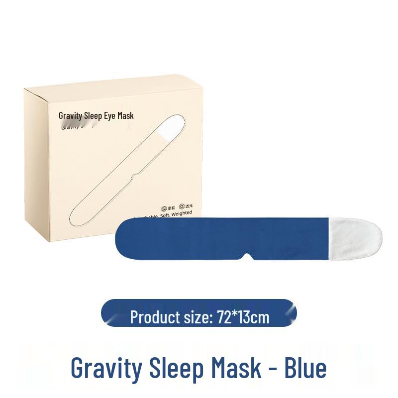 Gravity Eye Mask: Velvet Light-Blocking, Relieves Fatigue, Ice Silk Touch, Refreshing Glass Beads