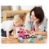 Modellspielzeug zum Zusammenbauen für Kinder, Cartoon, doppelstöckiges Transportfahrzeug, Trägheitsfahrzeug, Modellset, Spielzeug, Geschenk B128