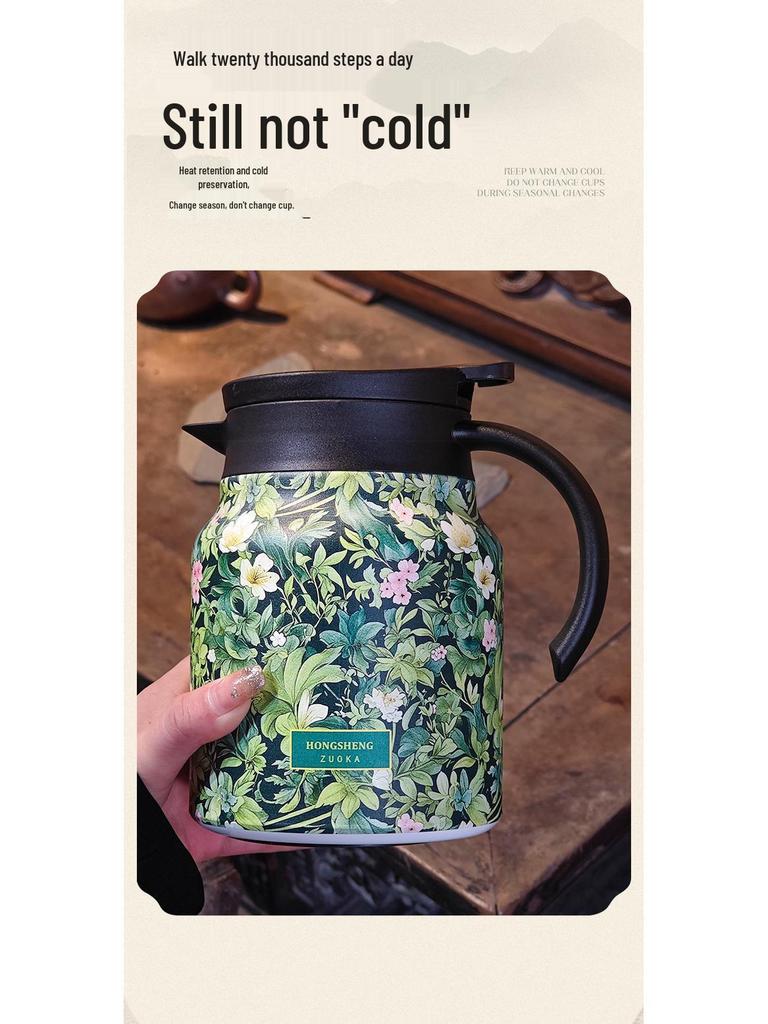 Chinese Teapot: Large-Capacity Insulated Stovetop Tea Maker with Tea-Water Separation for Traditional Brewing