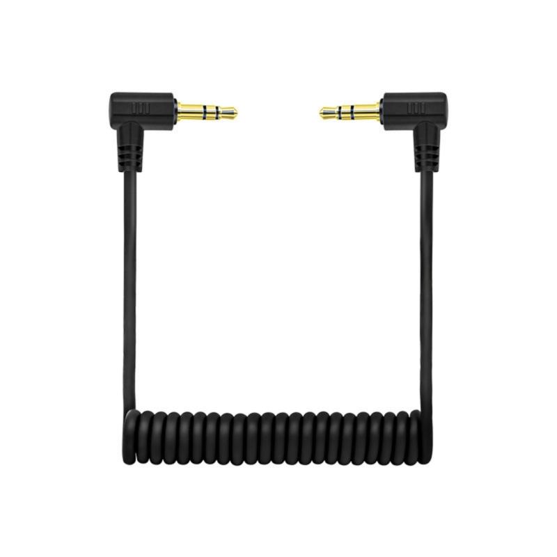 

1.80m 3.5mm Right Angle Male to Male Stereo Audios Cable for Multimedia Speakers Gold Plated Connectors Headsets Cord чорний