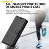 For iPhone 15 Pro Max Wallet Case Litchi Texture Shockproof Leather Flip Stand Phone Cover