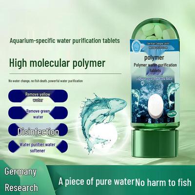 Compresse per la Purificazione dell'Acqua dell'Acquario - Sicure per i Pesci, Rimuovono le Alghe, Chiarificano l'Acqua Gialla e Verde, Migliorano la Qualità dell'Acqua