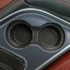4x Inner Gear Water Cup Decor sticker for Dodge Challenger 2015-23 Carbon Fiber