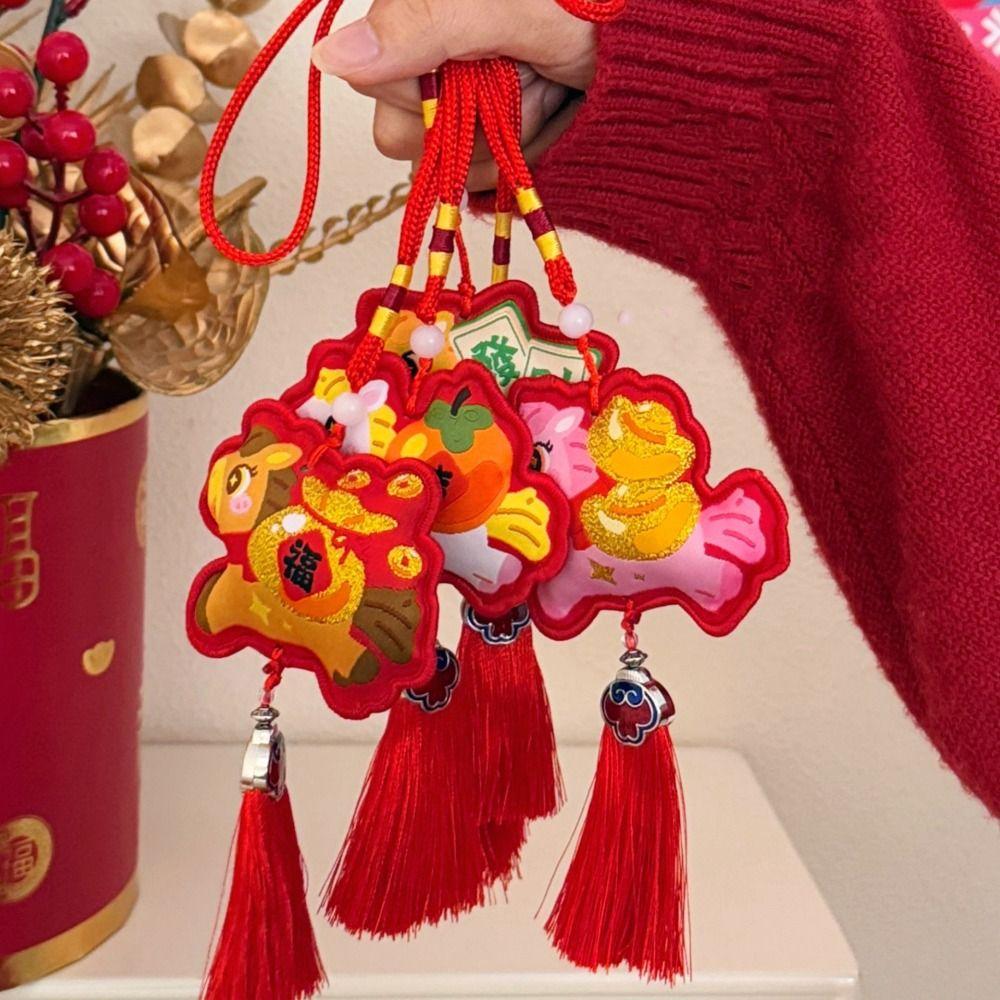 Chinese Style Pony Pendant Zodiac Mascot Horse Hanging Decoration National Wind Style