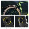 Quick Release Road Bike Mudguard Lightweight Bike Fenders Set  Gravel and City Bikes