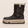 Thick velvet snow boots women's winter new thick sole heightening warm and comfortable Korean version of Internet celebrity versatile short boots