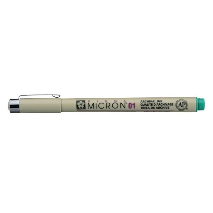 Pen - Sakura - Pigma Micron 01 - Green - 0.25 Mm - Professional