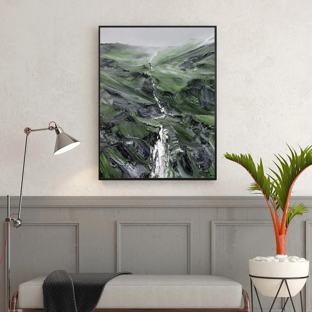 

Конрад Джон Снежная гора Художник Плакат Самоклеящийся Художественный Плакат Ретро Наклейка Из Крафт-Бумаги DIY Комната Бар Кафе Декоративная Живопись 21*30cm No Frame