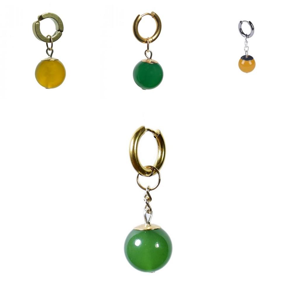 Cosplay As Goku Black With These Light-weight Agate Earrings
