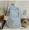 Schoolbag Mori girl bag solid color simple schoolbag junior high school college student leisure travel simple and lightweight backpack