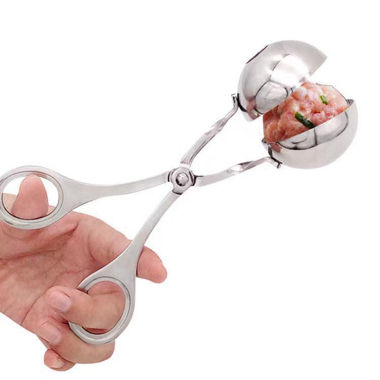 Stainless Steel Meatball Maker Spoon Mold for Kitchen Meatball Ball Clip