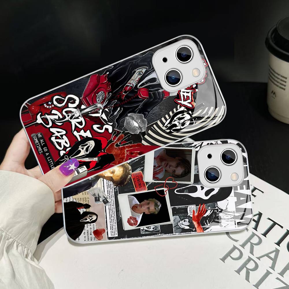 Horor S-scream Dead Tempered Glass For Iphone 14 13 12 11 Pro Mini XS MAX 14Plus X XS XR Cover