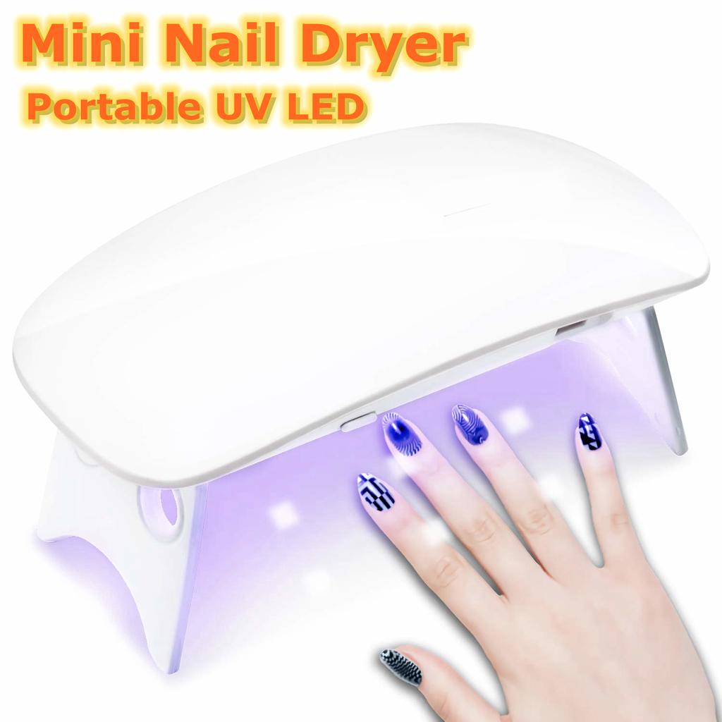 LED UV Nail Dryer Curing Lamp Light For Gel Based Polish USB SUN Mini Nail Dryer UV Gel Polish Curing LED Lamp Portable