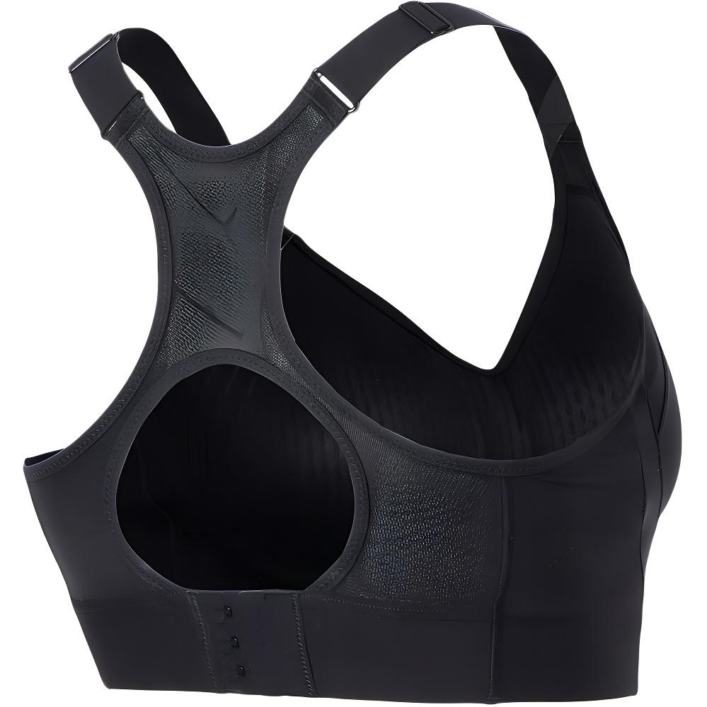 Li Ning Fitness Series Solid Color Breathable High Support Tight Sports Bra Women Underwear Black AUBS026-2
