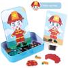 Magnetic Dress Up Puzzle Toy BPA Free Safe Expression Changing Game for Kids 3+ Kindergarten Activity Reward Gift
