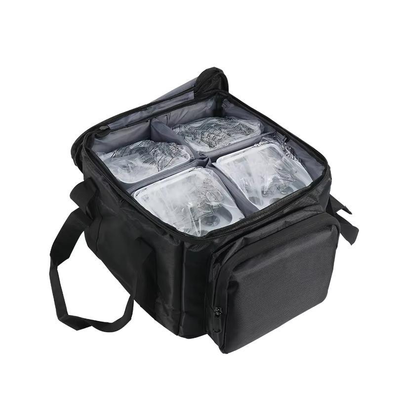 6x18w battery par light bag 600D rainproof PVC+210D Portable lining portable bag for par light DJ stage light bag.