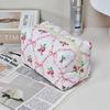 Large Capacity Little Bear Print Makeup Bag – Portable Girlish Polyester Toiletry Storage