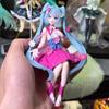 Original Furyu Noodle Stopper Vocaloid Hatsune Miku Flower Fairy Cosmos Sit Figurine Models Computer Collectible Decorations Toy