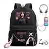 Large Capacity Schoolbag with Shoulder Strap; Student Three-piece Pencil Case Set