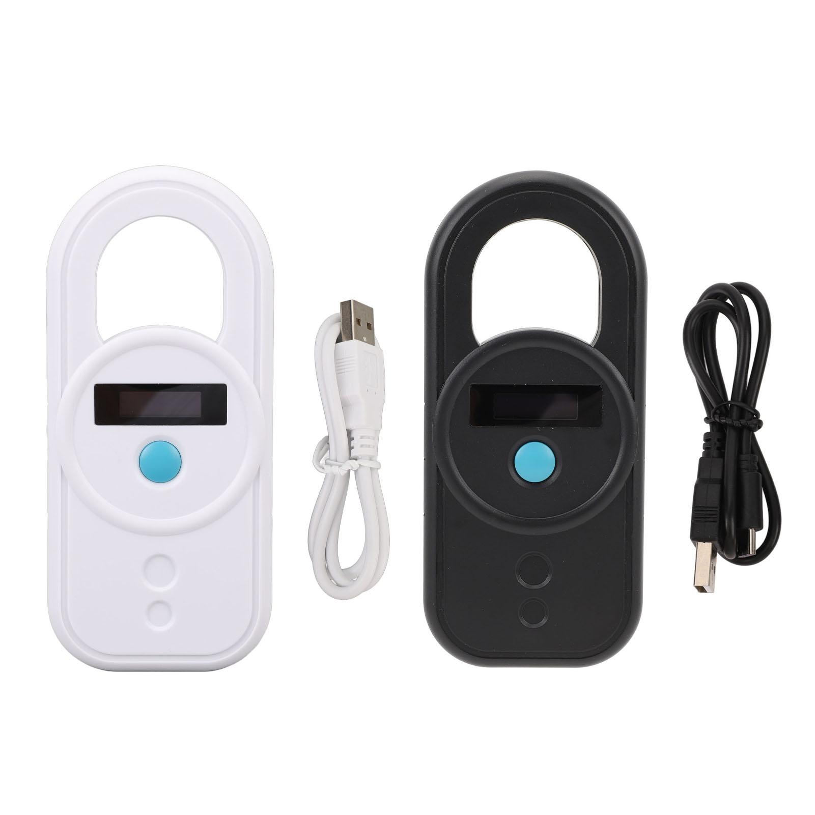 

Считыватель микрочипов домашних животных USB-интерфейс Высокая чувствительность Портативный перезаряжаемый 128 Информационный накопитель Pe Black