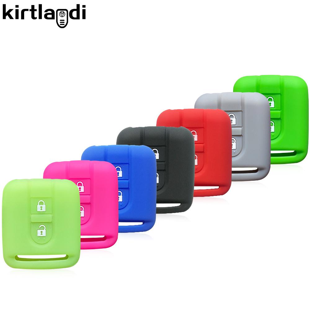Silicone Key Holder Cover for Nissan Note Tiida X Trail T-31 Pathfinder Navara Qashqai J10 J11 Primera Kashkay Car Key Case Cap