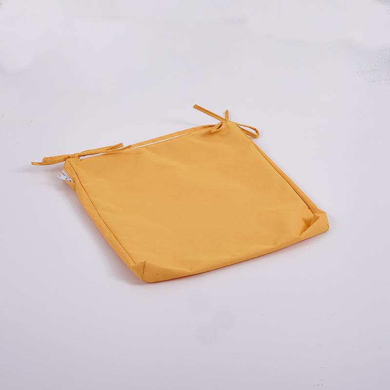 Outdoor Waterproof Cushion Cover, Garden Courtyard Sofa Rattan Chair Seat Pad Replacement, Anti-slip Lace-up Bench Cushion Cover