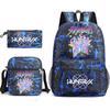Animation Cartoon Druck Grund- und Sekundarschüler Campus Hoher Wert Schulterrucksack Federtasche Dreiteiliges Set