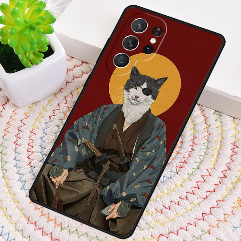 Japanese Style Tiger Cat Shiba Inu soft Phone Case For Samsung Galaxy note 10 pro S26 S25 S24 S23 S22 S21 Plus Ultra Cover