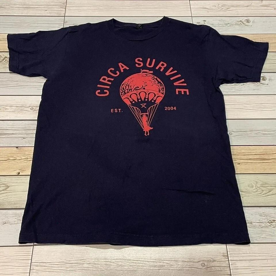 Circa Survive Band Est 2004 Black Reprinted T Shirt Full Size S-5XL HD866 Unisex T-Shirt S