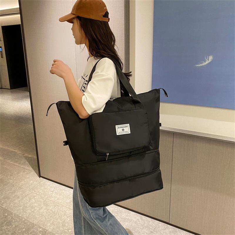 Travel bag Large capacity foldable business trip boarding bag Student accommodation storage bag Portable maternity luggage bag