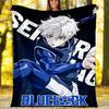 Nagi Seishiro BlueLock Theme Printed Blanket - Perfect for Couch, Bed, Travel & Outdoor Use | Machine Washable, Cozy & Durable.