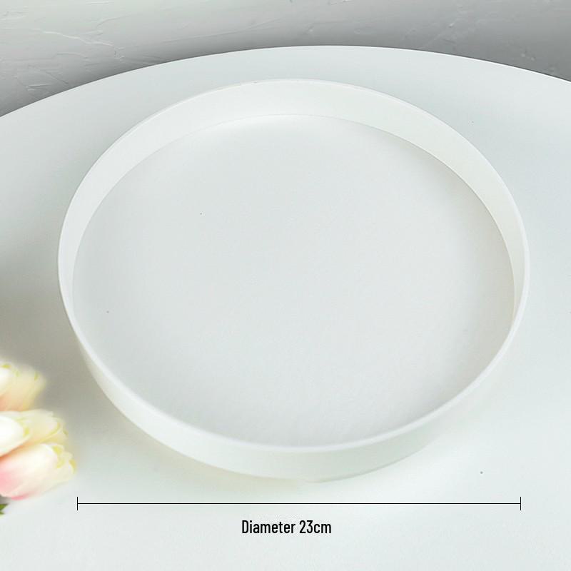 Nordic Round Coffee Table Tray for Ornaments, Aromatherapy, Perfume, and Cosmetics Storage.
