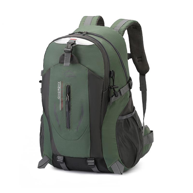 Adjustable Trekking Poles & Large Capacity Hiking Backpack with Waist Support, Multifunctional for Outdoor Camping and Mountaineering.