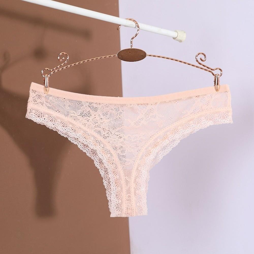 Transparent Mesh Briefs Women Low Waist Romantic T Panties Mesh Sheer Lace Thong Ladies Girls Gift