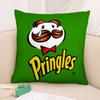 Bearded P-Pringles Pillow Case 3D Print Polyester Fiber 40*40cm Home Sofa Throw Decoration Festival Gift