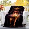 Great Soccer Player 10 Flannel Blanket Soft All-Season Throw, Design for Camping, Car Travel, Hiking Sofa, Bed, Office Perfect Gift for Parties