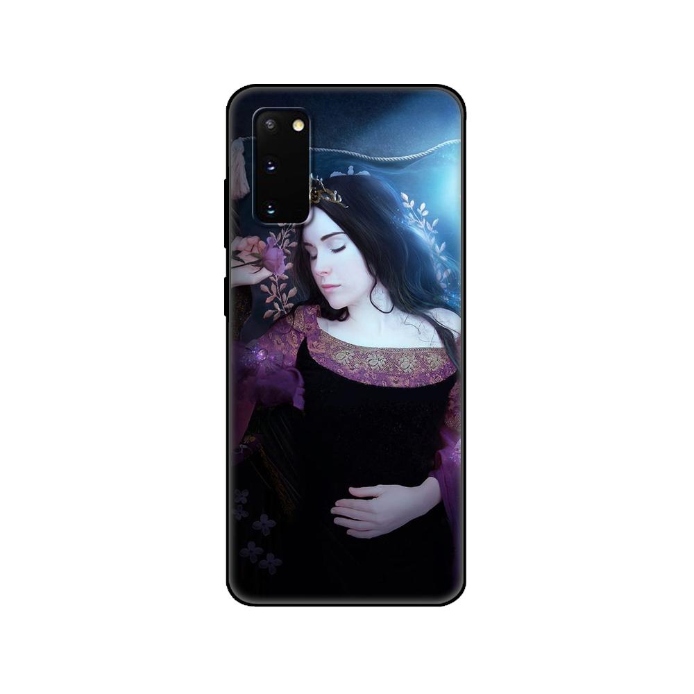 

Черный чехол из ТПУ для Samsung Galaxy S20 /S20 PLUS/S20 ultra/S20+ /S20FE задняя крышка oracle de la nuit dark light Samsung S20