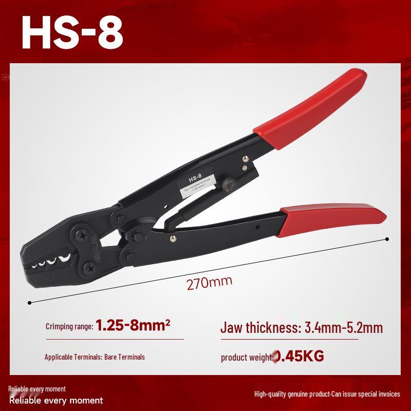 Premium Crimping Pliers for Anderson Copper Nose and SC/JG/UT/OT Terminals