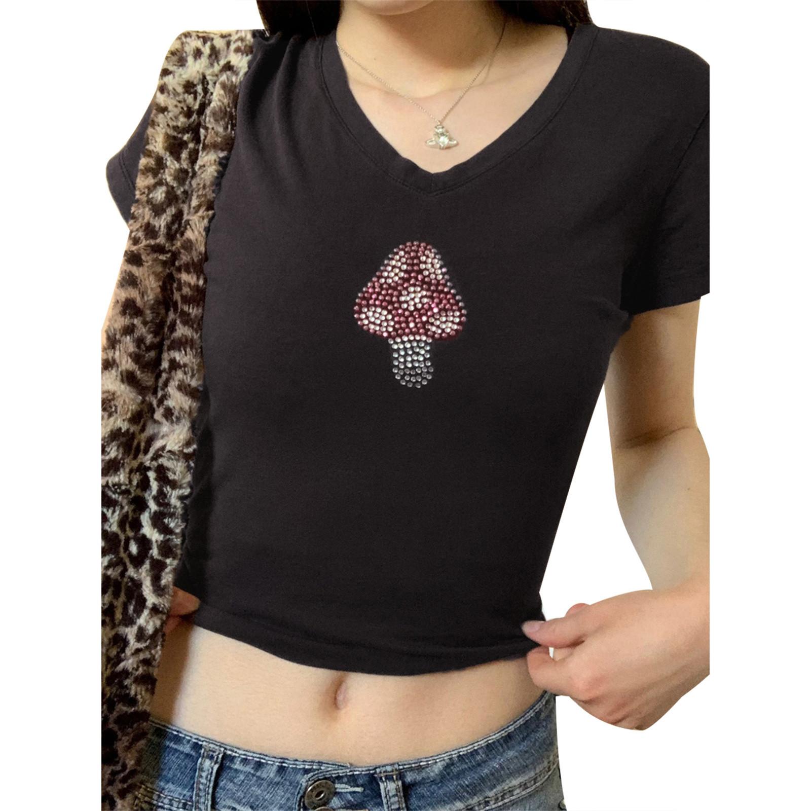 

(SU)Женская летняя однотонная рубашка с v-образным вырезом и передними плечами в стиле ретро, ​​с коротким рукавом и v-образным вырезом, с рукавами-лепестками