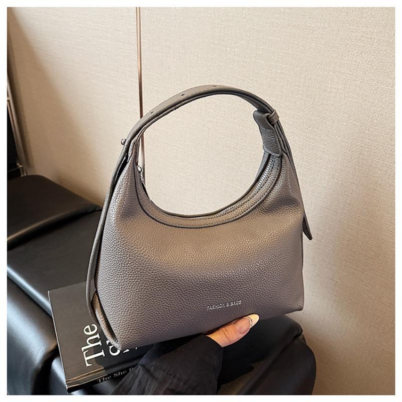 New first-layer dumpling bag niche design fashionable versatile underarm bag high-end single shoulder messenger bag