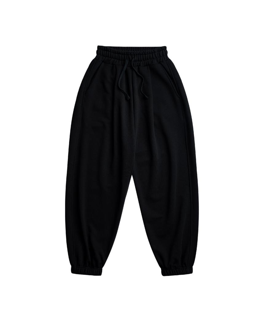 CARMID Wide Sweat Logo Pants [Black]