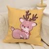 Fashing Animals On the Internet Pillow Case Natural Linen Double-Sided Printing Sofa Home Decor Cushion Cover