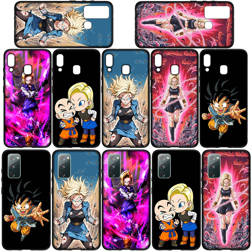 Phone Case for iPhone 17 15 16 Plus Redmi Note 14 12 11 13 Pro Max Huawei P30 P20 Lite Y9 OPPO A60 A80 A54 Android 18 Silicone Dragon Gokus Ball Cover