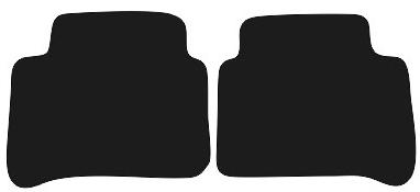 Rear Floor Mats For Mercedes W211 4Matic Sedan, Wagon 2003-2009