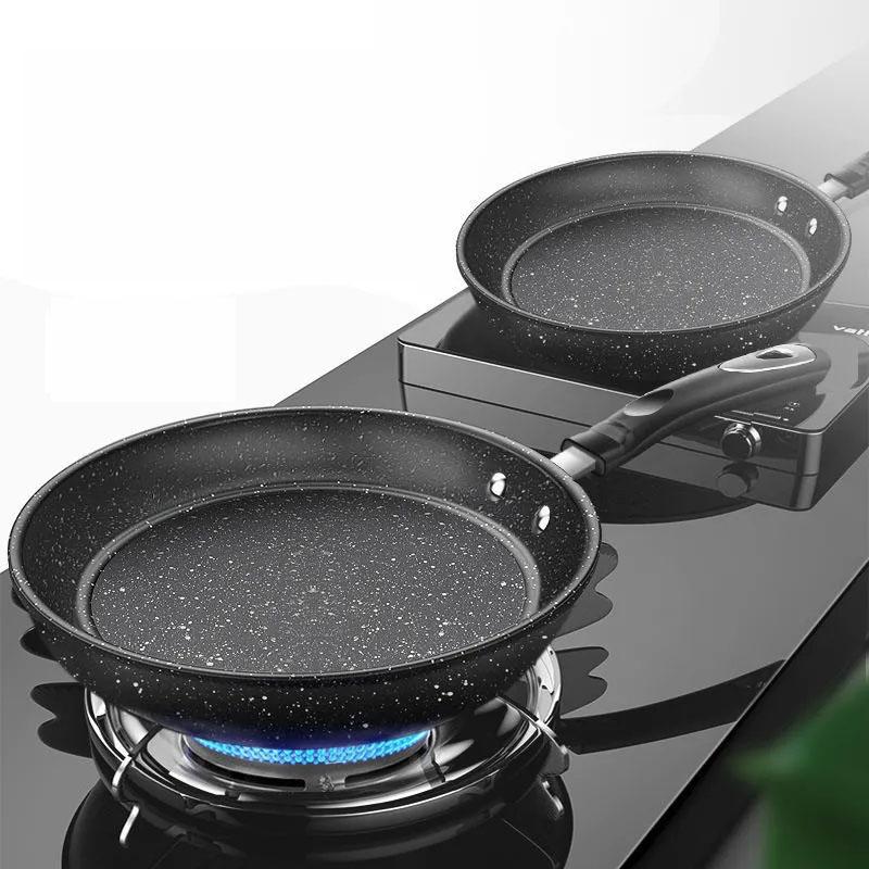 Sartén de piedra Maifan, sartén antiadherente, sartén doméstica sin humo aceitoso, sartén para tortitas, Cocina de Inducción