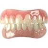 Instant Smile Comfort Fit Flex Teeth - Upper And Lower Matching Set  Natural Shade! Fix Your Smile At Home Within Minutes!