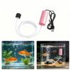 Oxigenador silencioso pequena bomba de oxigênio portátil mini carregamento USB bomba de oxigênio para aquário piscicultura suprimentos para aquário