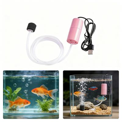 Silent Oxygenator Small Oxygen Pump Portable Mini USB Charging Fish Tank Oxygen Pump Fish Farming Aquarium Supplies