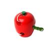 Montessori Toy Worm Eat Fruit Wooden Puzzle Toy Kids Fingers Flexible Training Twisting Worm Educational Toys For Children Gifts