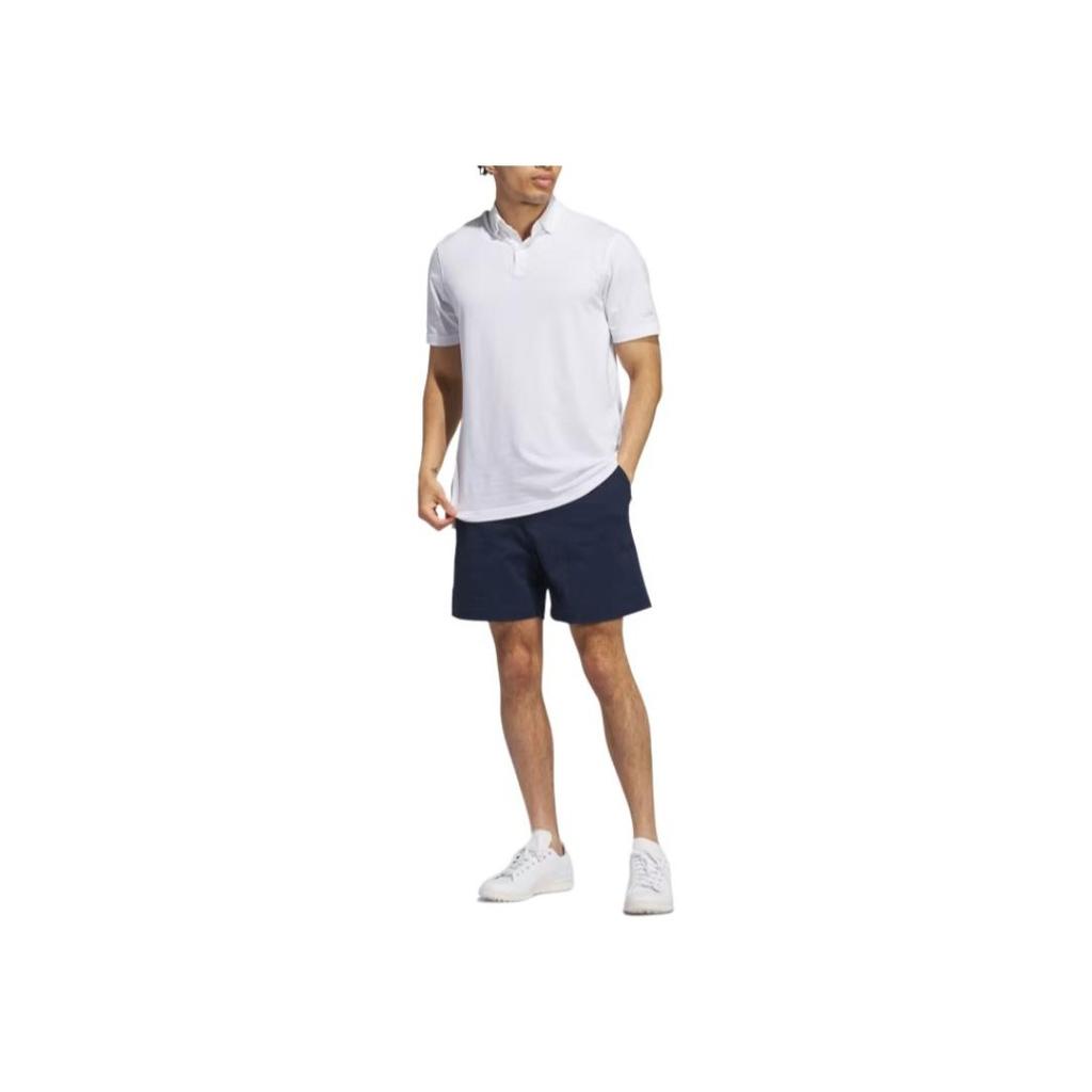 Adidas Solid Color Elastic Waist Three-Quarter Straight Leg Casual Shorts Men shorts Navy-Blue IW6704